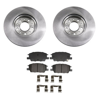 bproauto® - Front Brake Kit with Semi-Metallic Pads