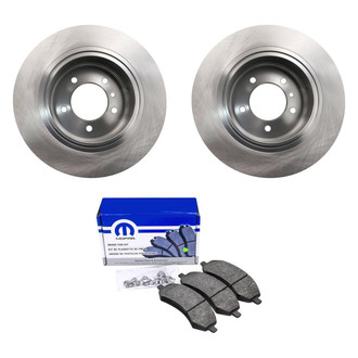 bproauto® - Rear Brake Kit with Semi-Metallic Pads