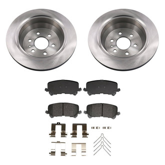 bproauto® - Rear Brake Kit with Semi-Metallic Pads