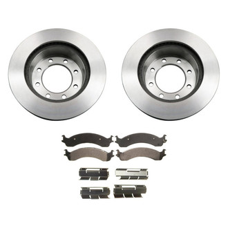 bproauto® - Front Brake Kit with Semi-Metallic Pads