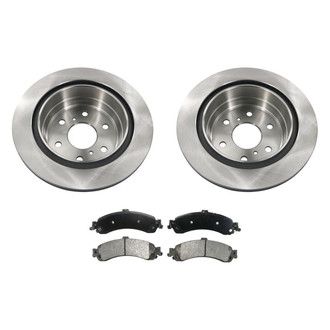 bproauto® - Rear Brake Kit with Semi-Metallic Pads