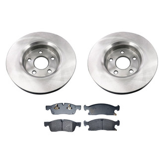 bproauto® - Front Brake Kit with Semi-Metallic Pads