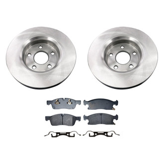 bproauto® - Front Brake Kit with Semi-Metallic Pads