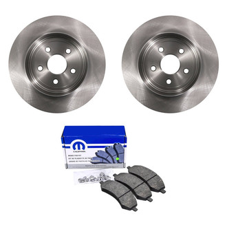 bproauto® - Rear Brake Kit with Semi-Metallic Pads