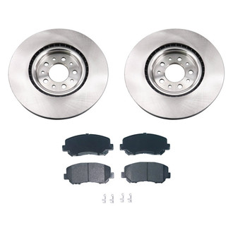 bproauto® - Front Brake Kit with Semi-Metallic Pads