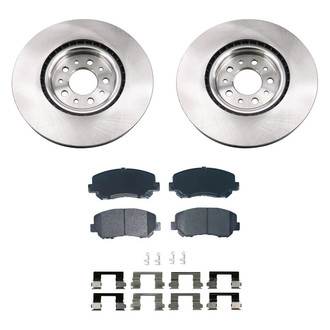 bproauto® - Front Brake Kit with Semi-Metallic Pads