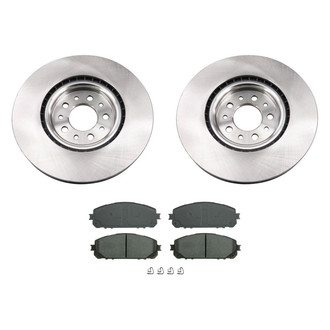 bproauto® - Front Brake Kit with Semi-Metallic Pads