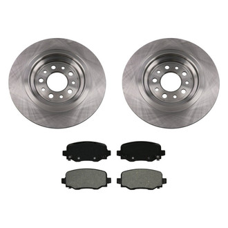 bproauto® - Rear Brake Kit with Semi-Metallic Pads