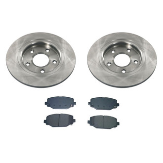 bproauto® - Brake Kit with Semi-Metallic Pads