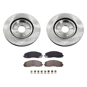 bproauto® - Front Brake Kit with Semi-Metallic Pads