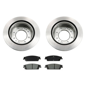 bproauto® - Rear Brake Kit with Semi-Metallic Pads