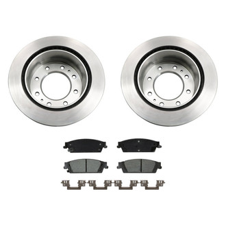 bproauto® - Rear Brake Kit with Semi-Metallic Pads