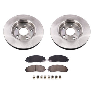 bproauto® - Front Brake Kit with Semi-Metallic Pads