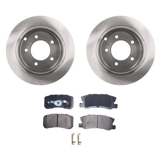 bproauto® - Brake Kit with Semi-Metallic Pads