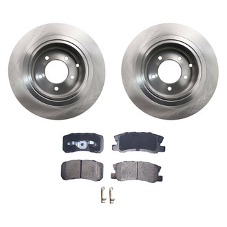 bproauto® - Rear Brake Kit with Semi-Metallic Pads