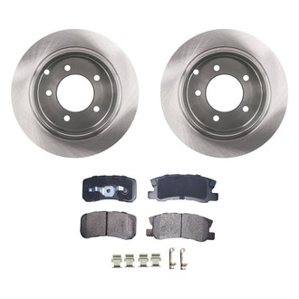 bproauto® - Rear Brake Kit with Semi-Metallic Pads