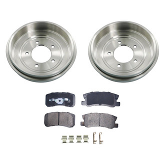bproauto® - Rear Brake Kit with Semi-Metallic Pads