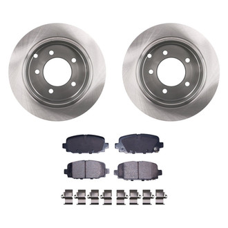 bproauto® - Rear Brake Kit with Semi-Metallic Pads