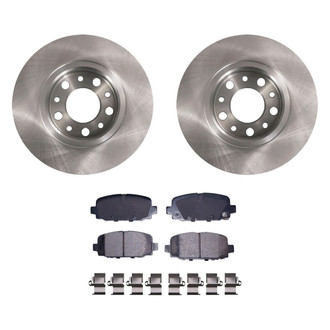 bproauto® - Rear Brake Kit with Semi-Metallic Pads