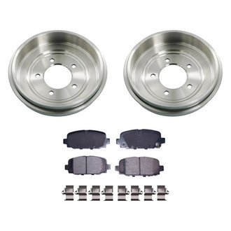 bproauto® - Rear Brake Kit with Semi-Metallic Pads