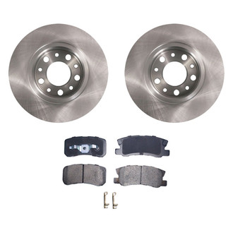 bproauto® - Rear Brake Kit with Semi-Metallic Pads
