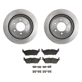bproauto® - Rear Brake Kit with Semi-Metallic Pads