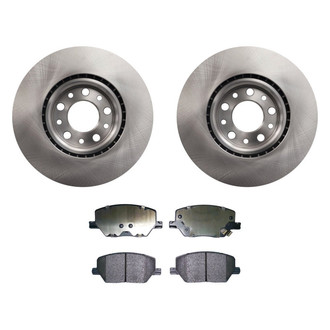 bproauto® - Front Brake Kit with Semi-Metallic Pads