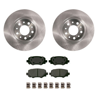 bproauto® - Brake Kit with Semi-Metallic Pads