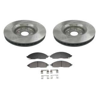 bproauto® - Front Brake Kit with Semi-Metallic Pads