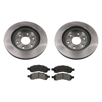 bproauto® - Front Brake Kit with Semi-Metallic Pads