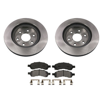 bproauto® - Front Brake Kit with Semi-Metallic Pads