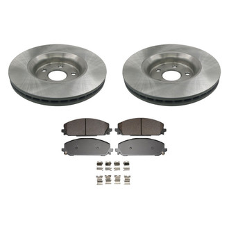 bproauto® - Front Brake Kit with Semi-Metallic Pads