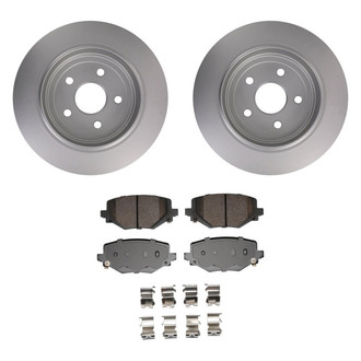 bproauto® - Rear Brake Kit with Semi-Metallic Pads
