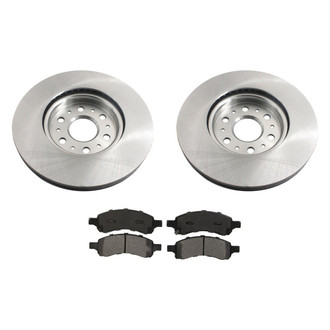 bproauto® - Front Brake Kit with Semi-Metallic Pads