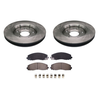 bproauto® - Front Brake Kit with Semi-Metallic Pads