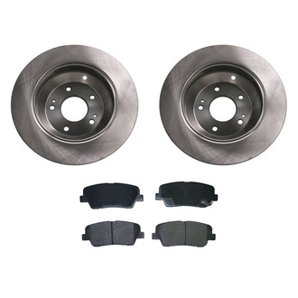 bproauto® - Rear Brake Kit with Semi-Metallic Pads