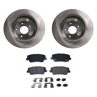 bproauto® - Rear Brake Kit with Semi-Metallic Pads