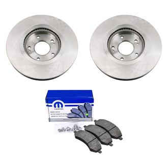 bproauto® - Brake Kit with Semi-Metallic Pads