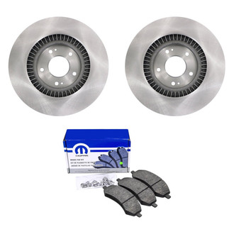 bproauto® - Front Brake Kit with Semi-Metallic Pads
