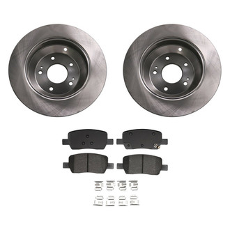 bproauto® - Rear Brake Kit with Semi-Metallic Pads
