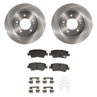 bproauto® - Rear Brake Kit with Semi-Metallic Pads