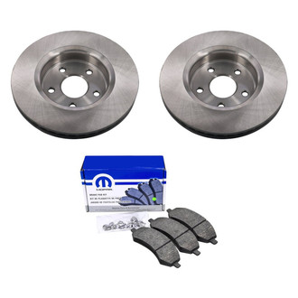 bproauto® - Front Brake Kit with Semi-Metallic Pads