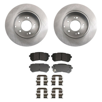bproauto® - Rear Brake Kit with Semi-Metallic Pads