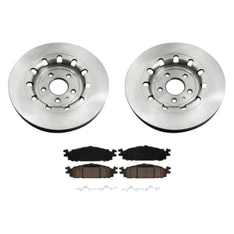 bproauto® - Front Brake Kit with Semi-Metallic Pads