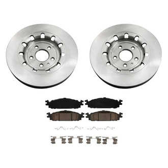 bproauto® - Brake Kit with Semi-Metallic Pads