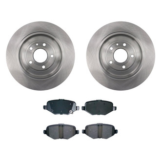 bproauto® - Rear Brake Kit with Semi-Metallic Pads