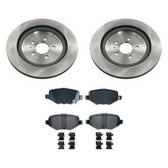 bproauto® - Brake Kit with Semi-Metallic Pads