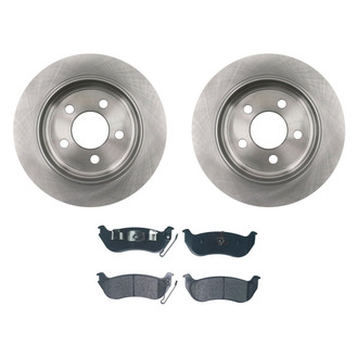 bproauto® - Rear Brake Kit with Semi-Metallic Pads