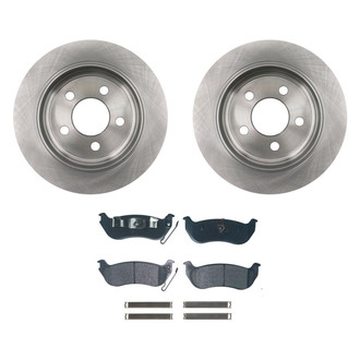 bproauto® - Rear Brake Kit with Semi-Metallic Pads