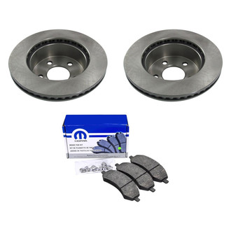 bproauto® - Front Brake Kit with Semi-Metallic Pads